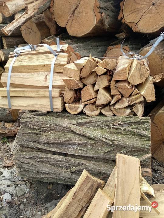 Drewno do kominka transport Brzoza Dąb Buk Grab