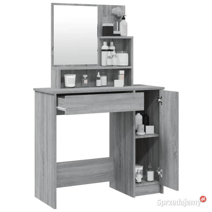 Toaletka z lustrem szary dąb sonoma 865x35x136 Warszawa