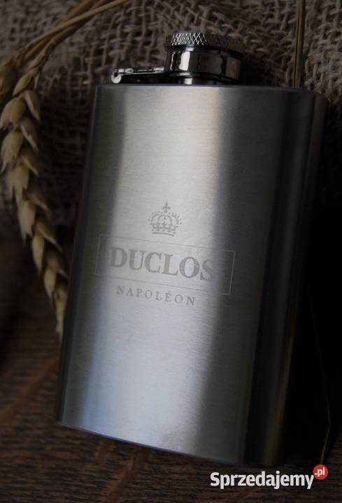 Piersiówka Duclos Napoleon stal nierdzewna 3fl Lublin