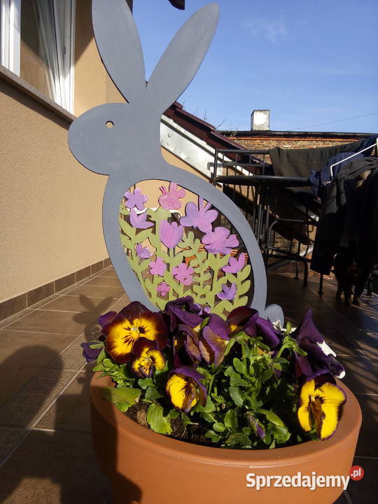 Zając wielkanocny dekoracja decoupage Poznań