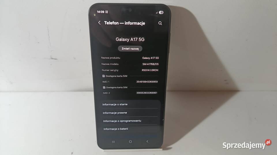 Smartfon SAMSUNG Galaxy A17 5G 4128GB Katowice sprzedam