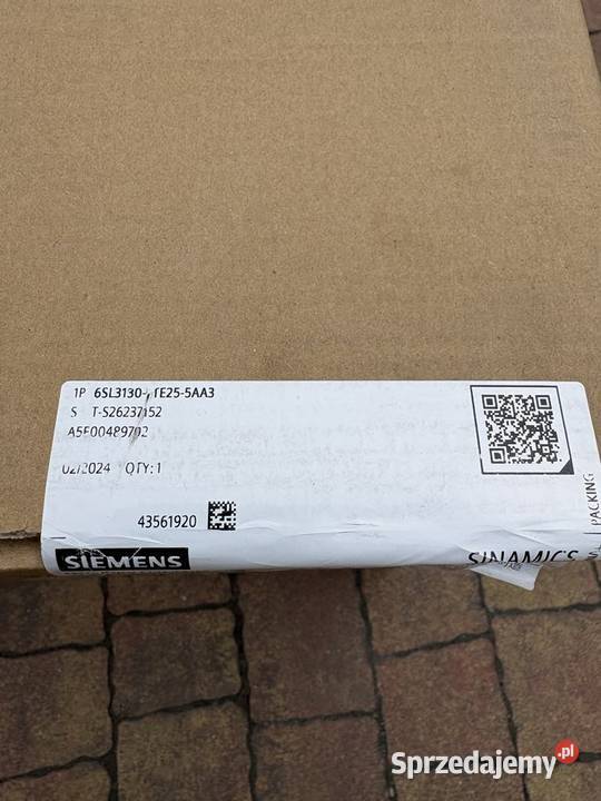 Siemens 6SL31207TE255AA3 Active Line Module 55kW Pozostałe mazowieckie Warszawa