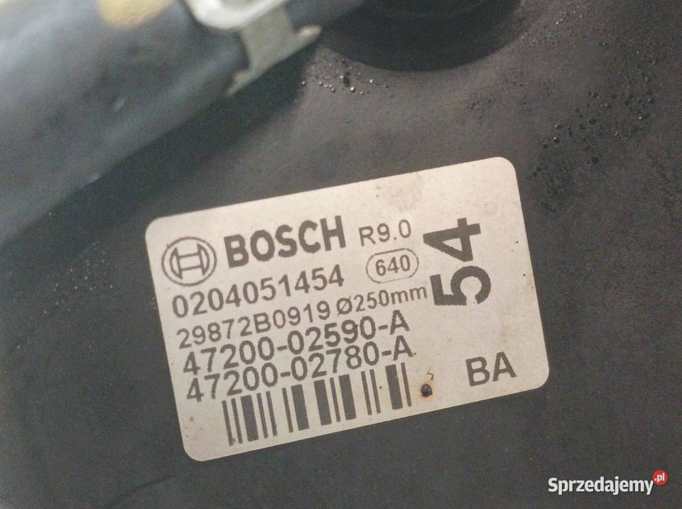 POMPA HAMULCOWA SERWO 0204051454 Toyota Auris I Rok produkcji 2007 świętokrzyskie