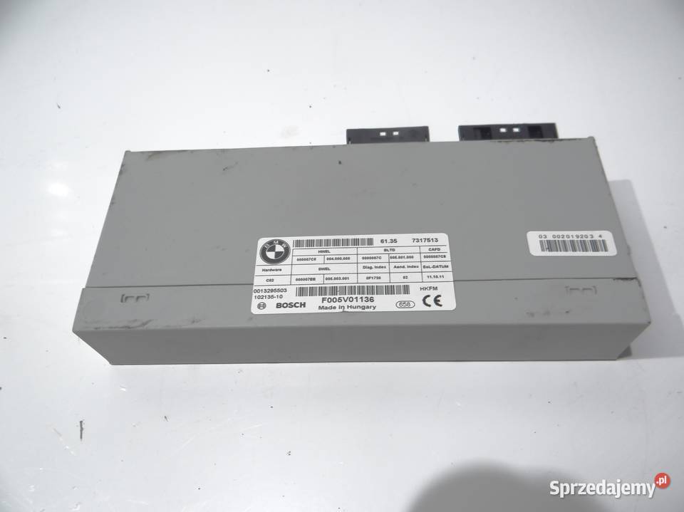 MODUŁ STEROWNIK KLAPY BAGAŻNIKA TYŁ BMW F11 OE Części samochodowe Strzyżewice sprzedam