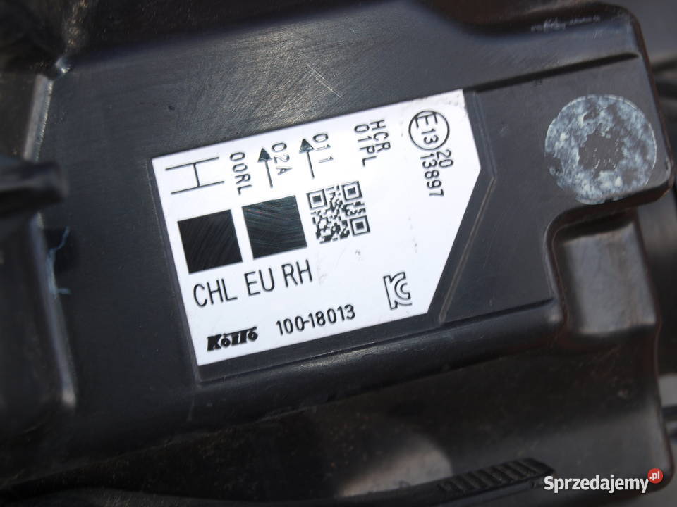 Nissan Qashqai II 2 lampa prawa przód zwykła Led Kalisz