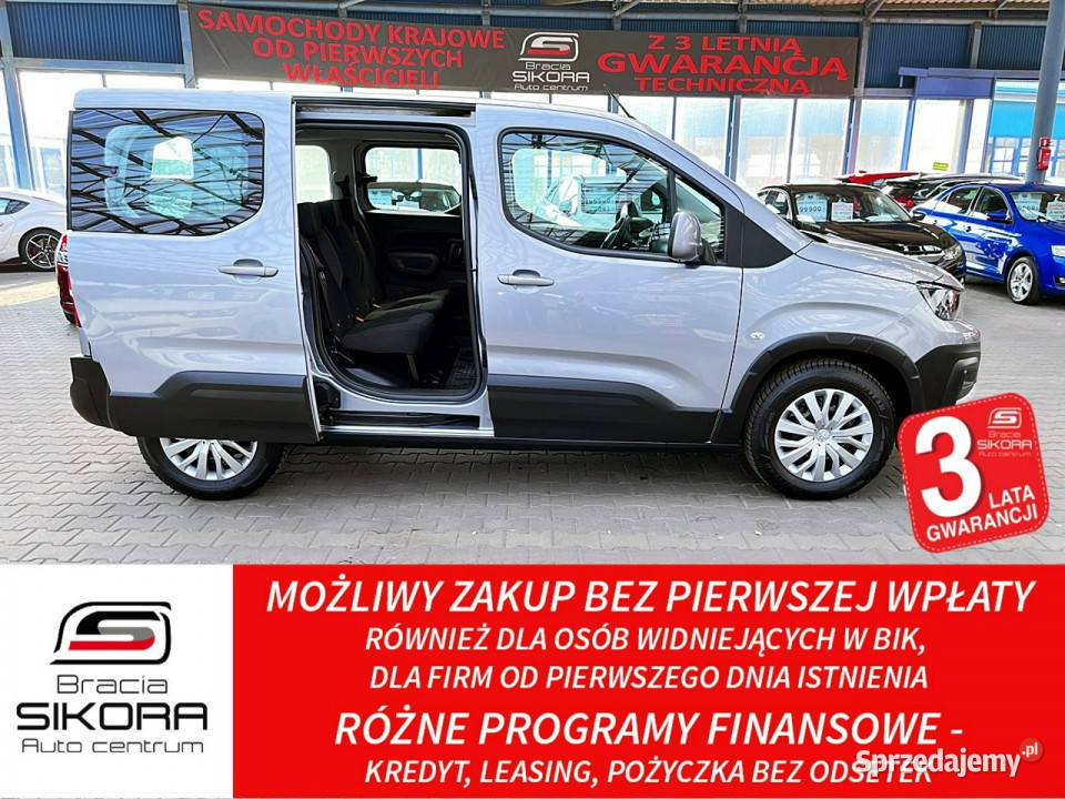 Peugeot RIFTER 59 serwisowany w ASO GWARANCJA szary śląskie Mysłowice