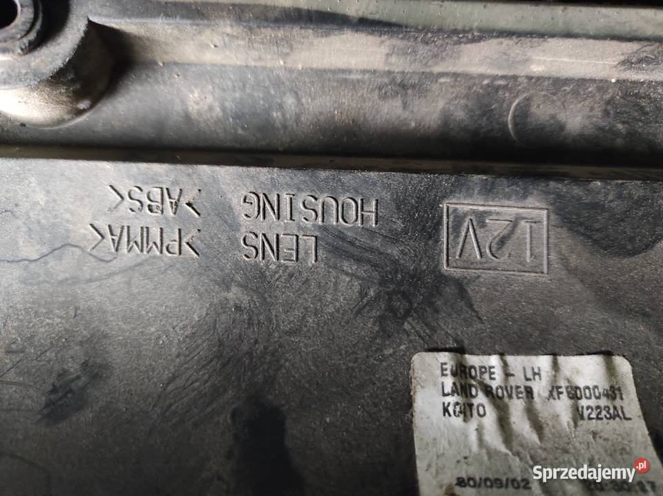 Lampa reflektor land rover tył Olsztyn sprzedam