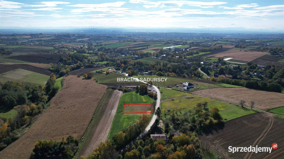 sprzedaży działki 1200m2 Kocmyrzów małopolskie