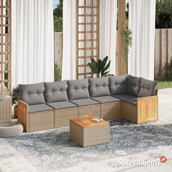 vidaXL 7cz zestaw wypoczynkowy do ogrodu z mazowieckie Warszawa