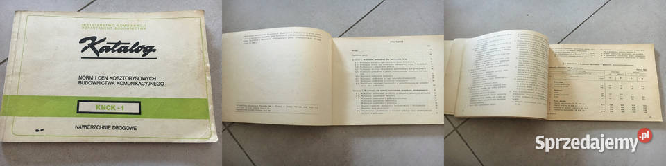 Katalog norm i cen kosztorysowych budownictwa