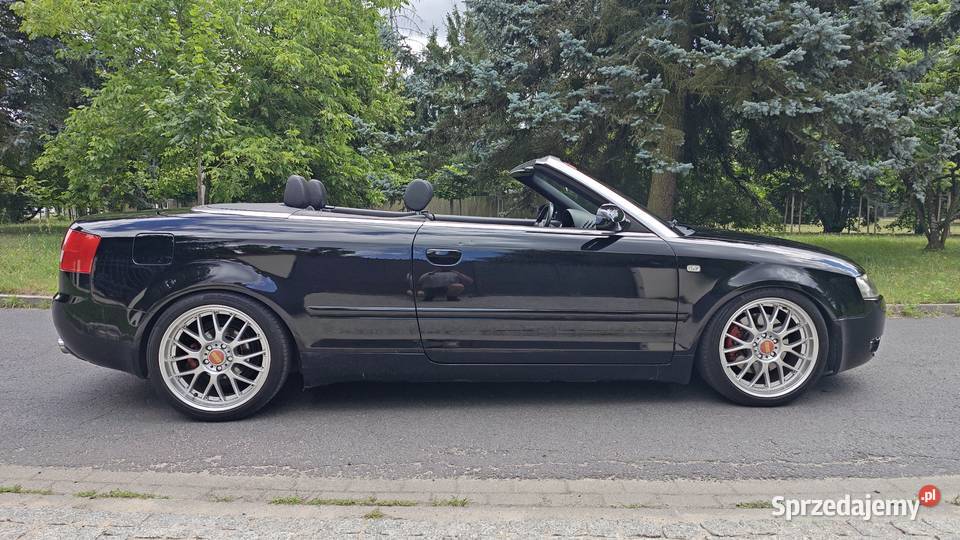 Audi A4 Cabrio 24 V6 manual BBS Sline gleba aluminiowe felgi A4 wielkopolskie Rokietnica