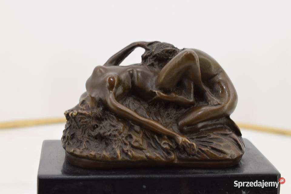 Dwie Kobiety Lesbijki Sensualny Akt z Brązu Kraków