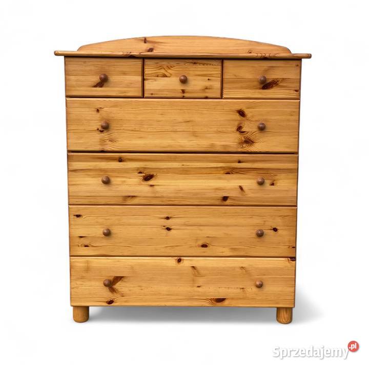 Komoda sosnowa 7 szuflad szafka zachodniopomorskie Gryfice