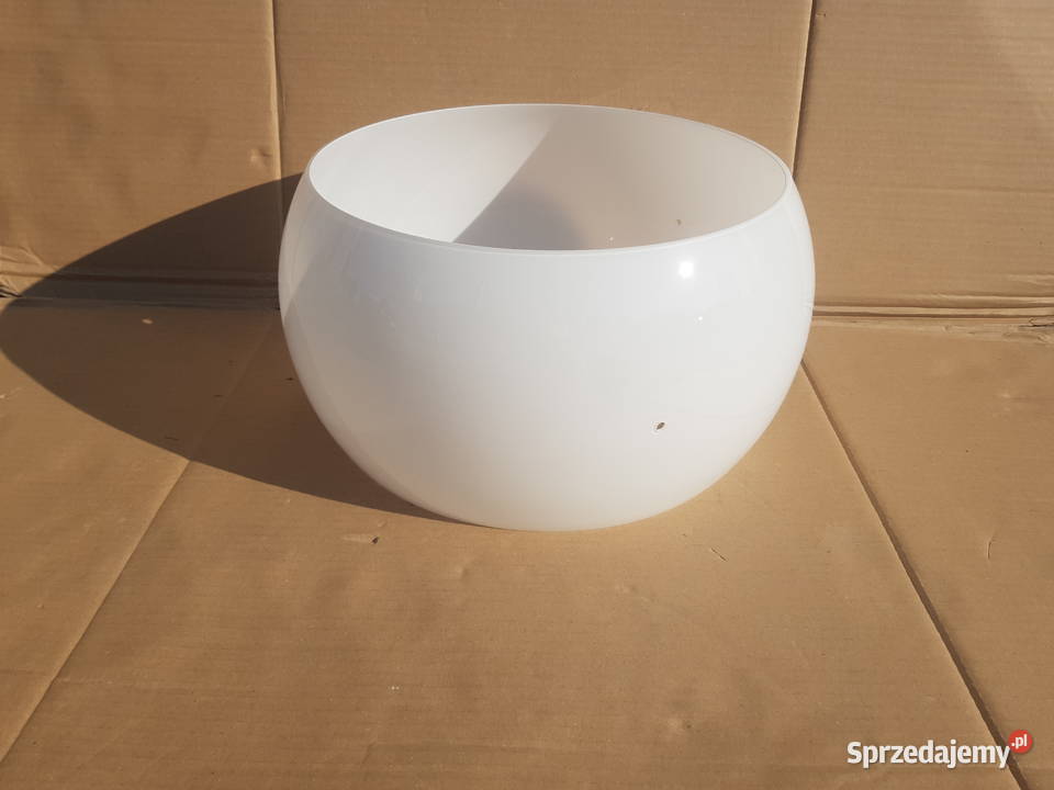 Klosz do lampy OBRĘCZ KOŁO RING 40 Biały Połysk Warszawa