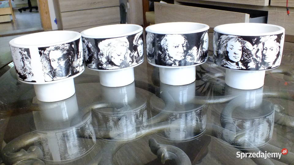 Kolekcjonerski zestaw porcelanowych filiżanek Jelenia Góra sprzedam