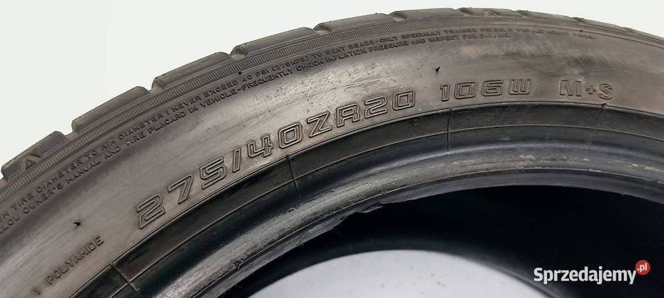 OPONA 27540 r20 FALKEN LATO DODGE CHARGER PRO GS osobowe Lipno sprzedam