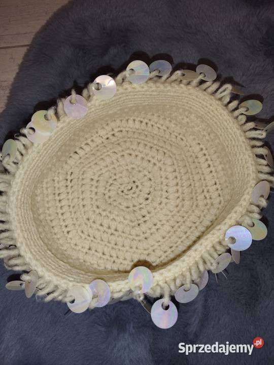 Oryginalna czapka handmade z czasów PRL rekwizyt Uniseks Warszawa