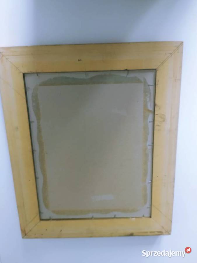 obraz w ozdobnej drewnianej ramie Sztuka współczesna mazowieckie Warszawa