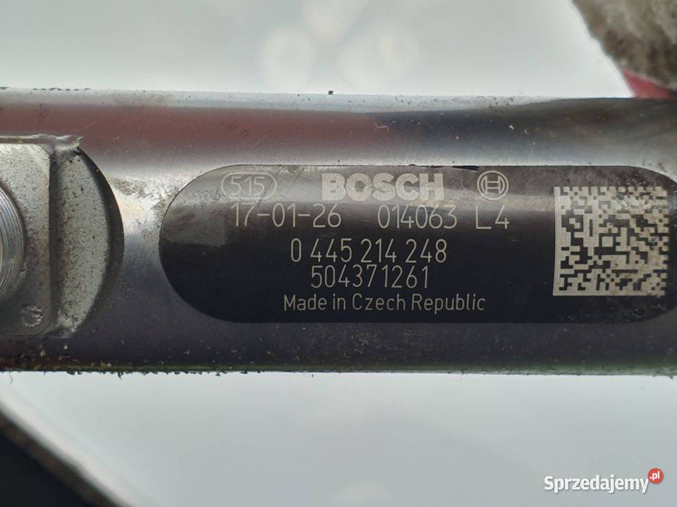 LISTWA WTRYSKOWA IVECO DAILY 50C35 0445214248 osobowe Lipno