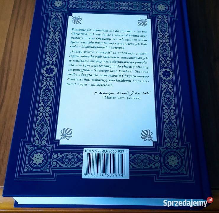 Święty pośród świętych wyniesieni na ołtarze Proza i poezja Książki i Podręczniki pomorskie Gdańsk