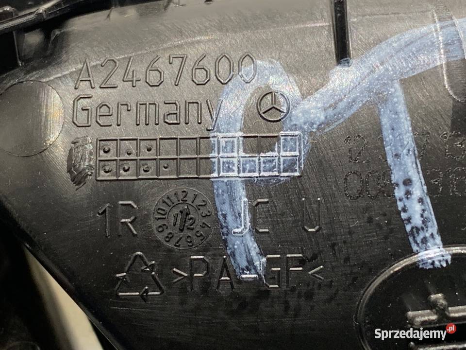 KLAMKA WEWNĘTRZNA PRAWY TYŁ MERCEDES W176 Wyposażenie wnętrza