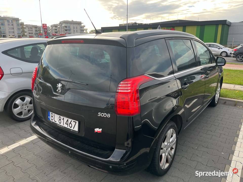 Peugeot 5008 nieuszkodzony Samochody osobowe podlaskie Łomża