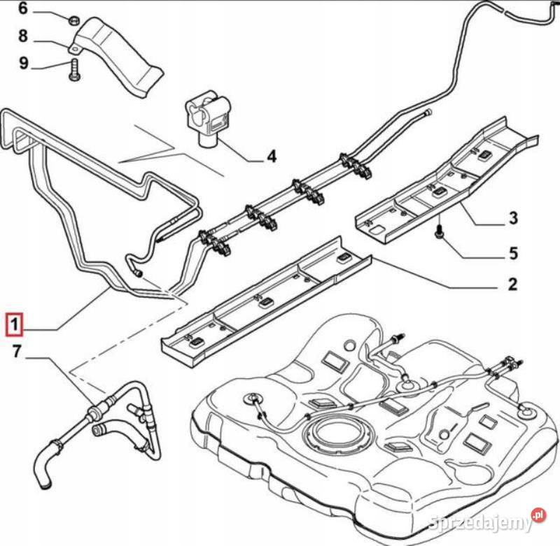PRZEWODY PALIWA ALFA ROMEO BRERA 0810 SPIDER osobowe
