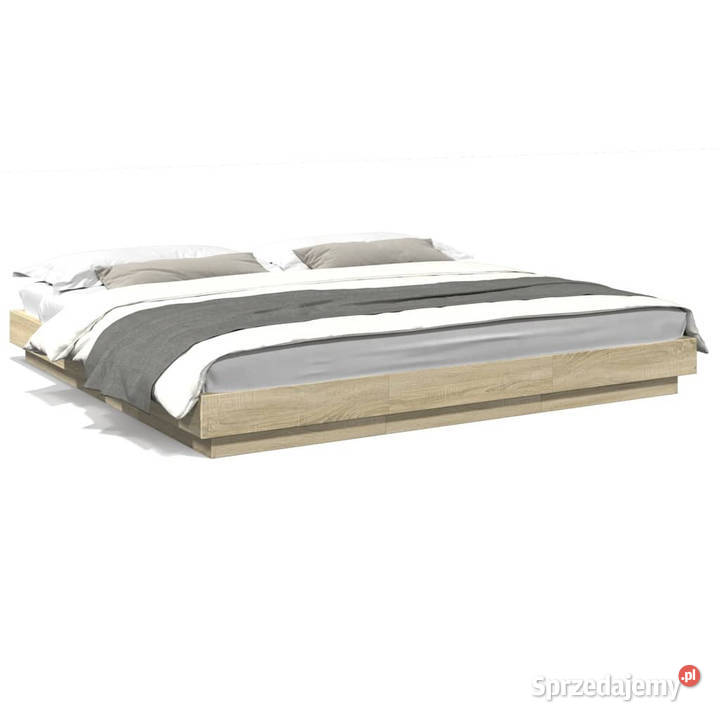Rama łóżka z LED dąb sonoma 180x200 WM3281079 Warszawa
