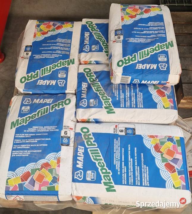 Zaprawa do zakotwień i podlewek Mapei Mapefill śląskie