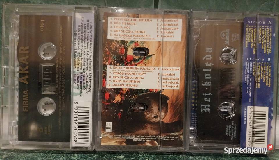 Kolędy na kasetach magnetofonowych kaseta Warszawa