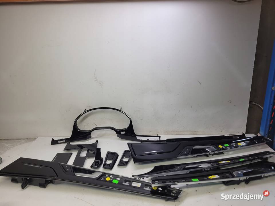 DEKOR DEKORY AUDI A8 D4 PIANO BLACK ORYGINAŁ śląskie Przystajń sprzedam