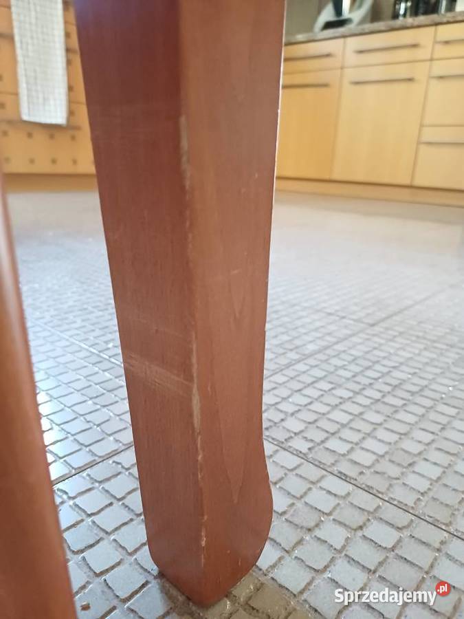 Drewniany stów do kuchni 8 krzeseł pomorskie Gdańsk sprzedam