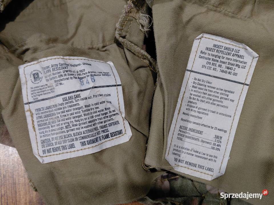 Spodnie FRACU multicam OCP Large Long Wrocław