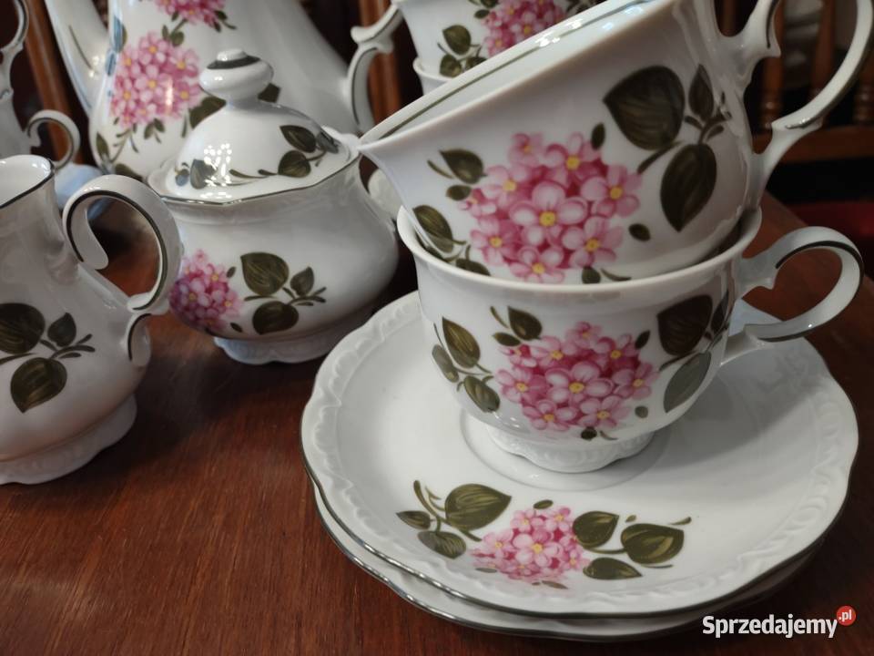 Stara Porcelana Serwis Kawowy Herbaciany Antyki, Sztuka, Kolekcje Gniezno