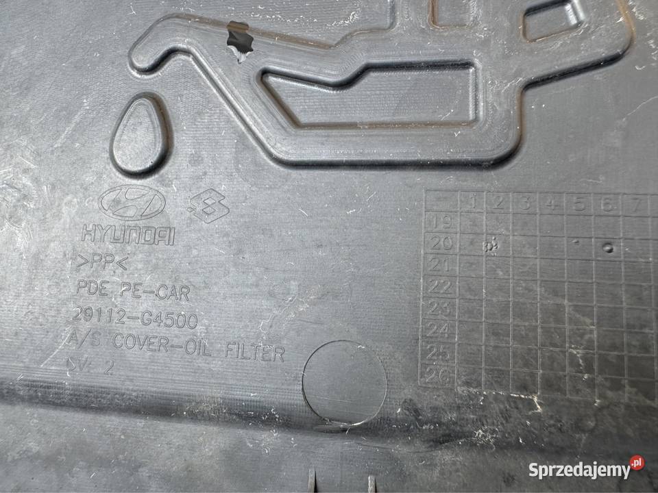 Zaślepka płyty dolnej pod silnik Hyundai i30 III