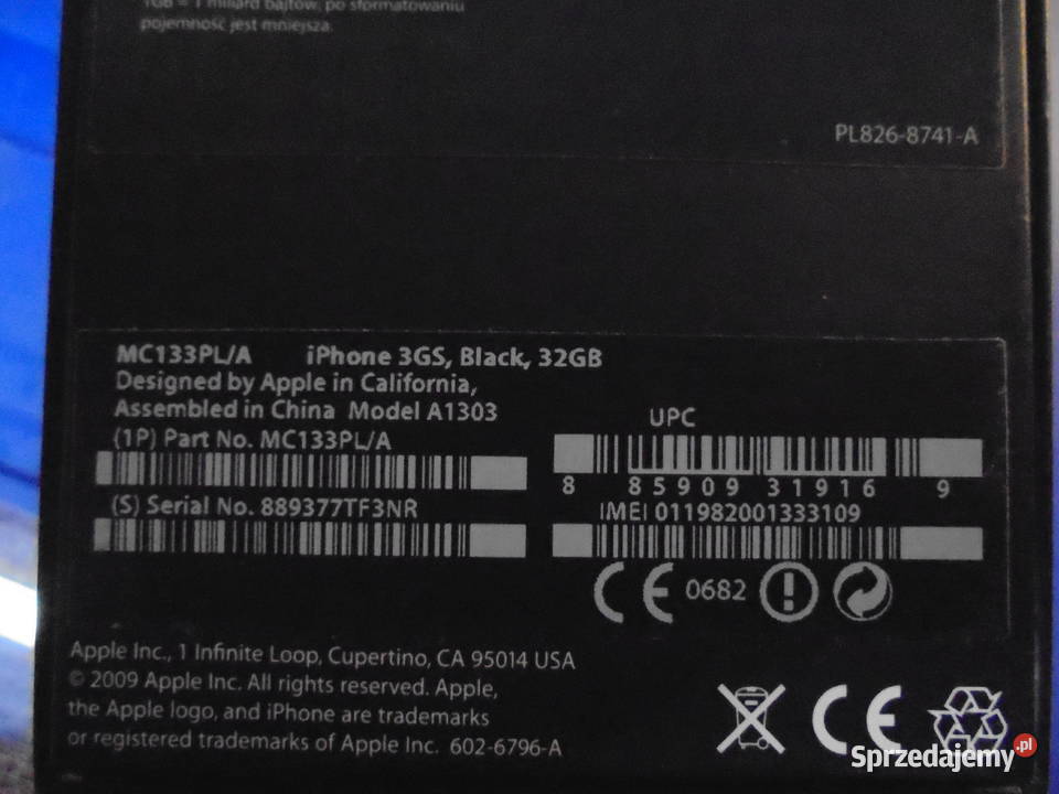 Apple iPhone 3GS 32GB pełny komplet pudełko Warszawa