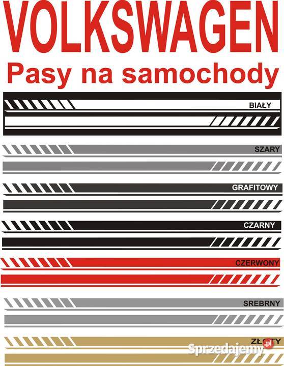 Naklejki Pasy Boczne na każdy Samochód małopolskie Kraków