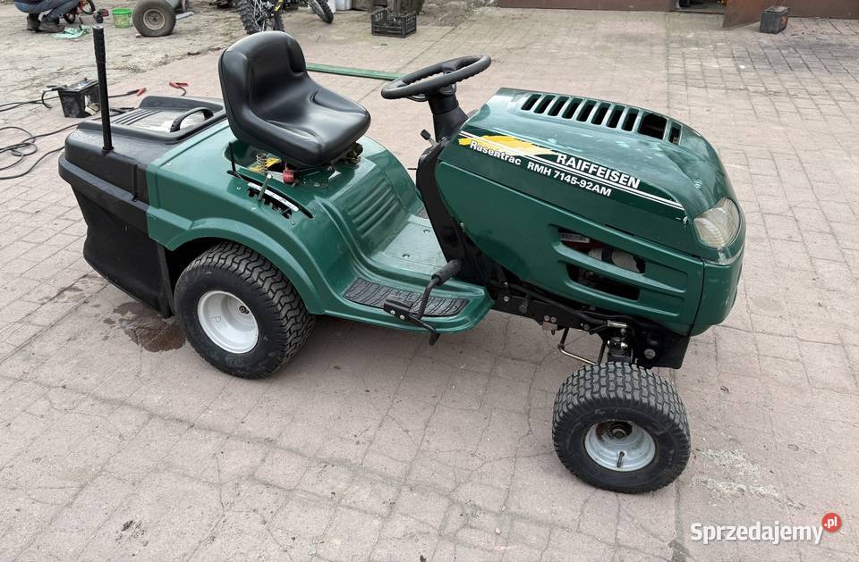 Traktorek kosiarka raiffeisen rasentrac rmh wielkopolskie Sznyfin