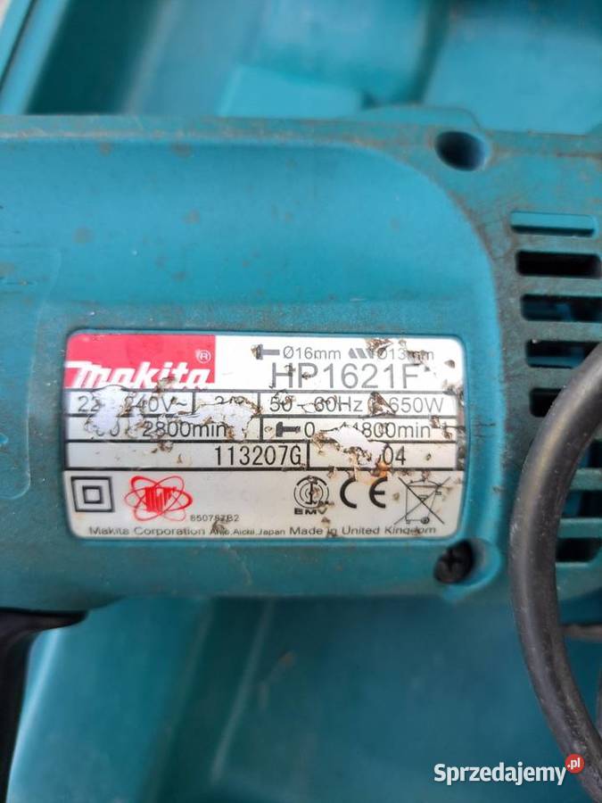 Wiertarka udarowa makita HP1621