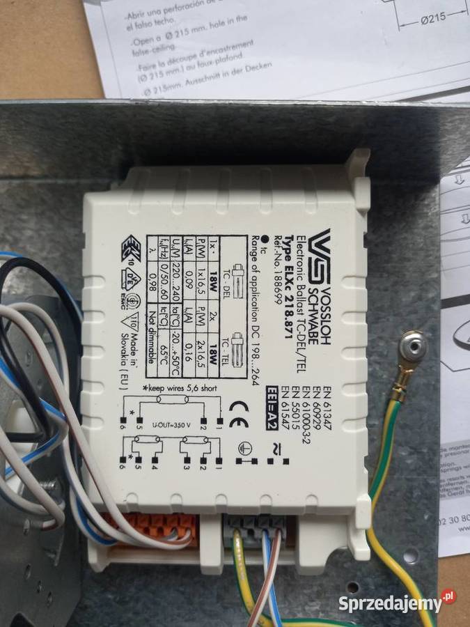 Oprawa lampa wewnętrzna do zabudowy Ornalux plus Pozostałe Chodzież sprzedam