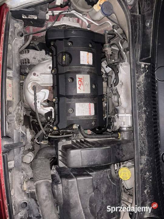 Citroen C2 VTS 139000 przebiegu wiśniowy Kielce