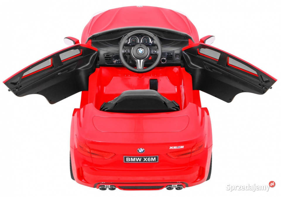 Auto na akumulator BMW X6M czerwone EVA 2x45W mazowieckie