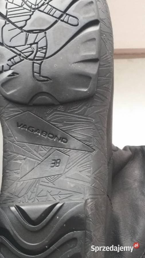 Skórzane czarne kozaczki Vagabond EU 3825 Sosnowiec