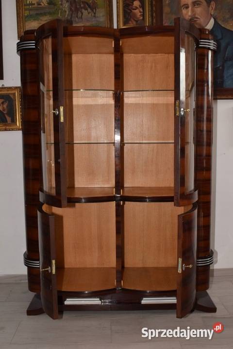 Witryna Art Deco Gablotka Serwantka Salon Kraków