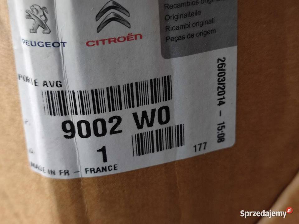 DRZWI LEWY PRZÓD CITROEN C4 20042010 9002W0 osobowe lubelskie