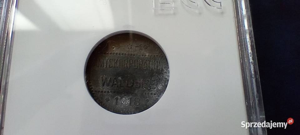 Stare monety 10 fenig 1918 cynk Niemcy grading Lesko sprzedam