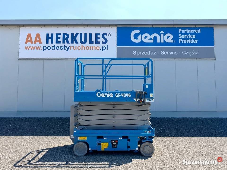 Podnośnik Nożycowy Elektryczny Genie GS4046 Rok produkcji 2026 Dźwigi, podnośniki śląskie