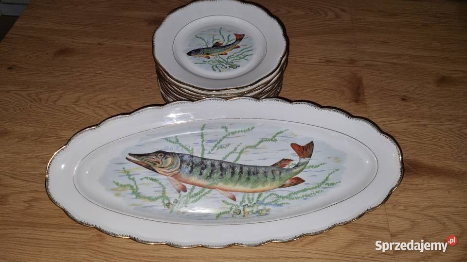Serwis Rybny Porcelana Francuska wielkopolskie