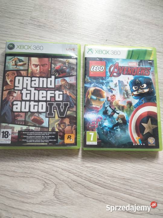 GTA 4 i Gra LEGO Avengers Xbox 360 PORYSOWANE Zabiele