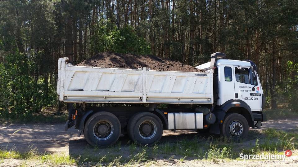 Ziemia ogrodowa przesiewana czarna ziemia pod Warszawa sprzedam